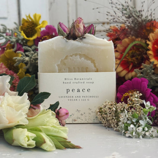Peace Soap – Lavender & Patchouli | Handmade Natural Vegan Soap by Bliss Botanicals