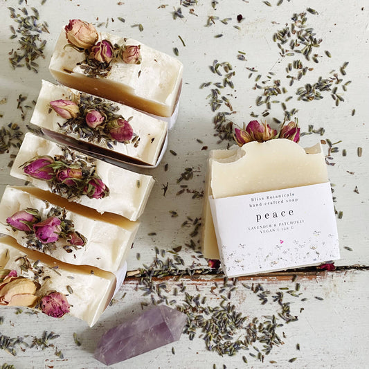 Peace Soap – Lavender & Patchouli | Handmade Natural Vegan Soap by Bliss Botanicals