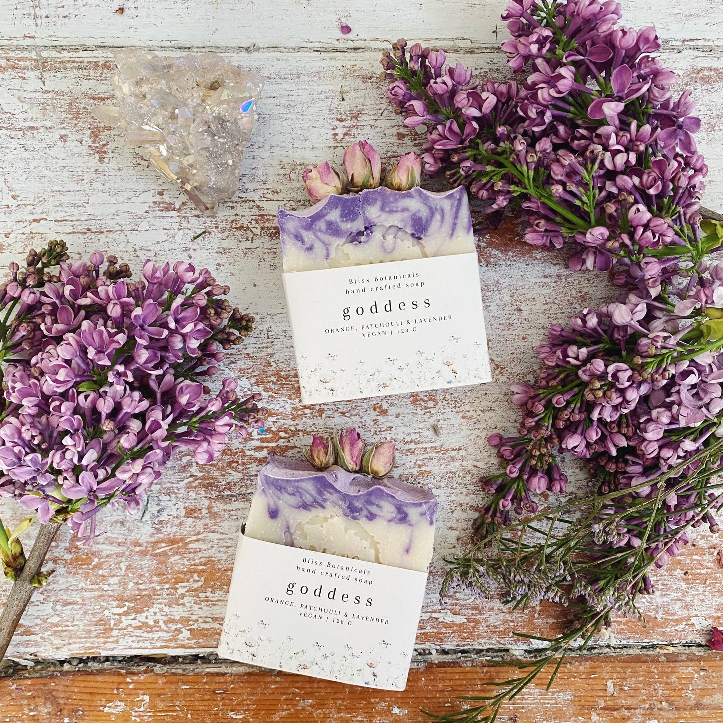 Award Winning Goddess Soap – Orange, Patchouli & Lavender | Handmade Vegan Luxury Bar